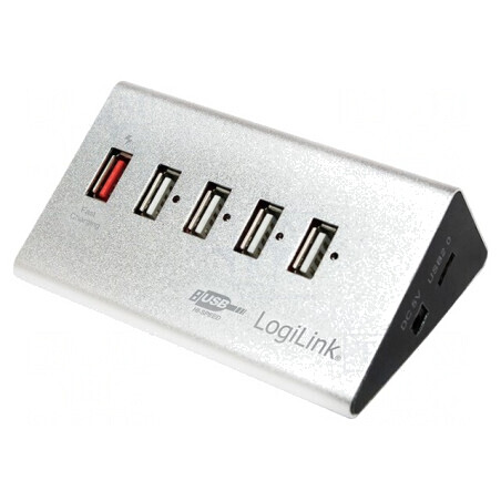 Hub USB 2.0 cu 4 Porturi și Încărcare Rapidă | Electronic-mag.ro | Componente Electronice
