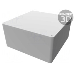 Carcasă Universală din Aluminiu 120x120x59 mm | Electronic-mag.ro | Componente Electronice