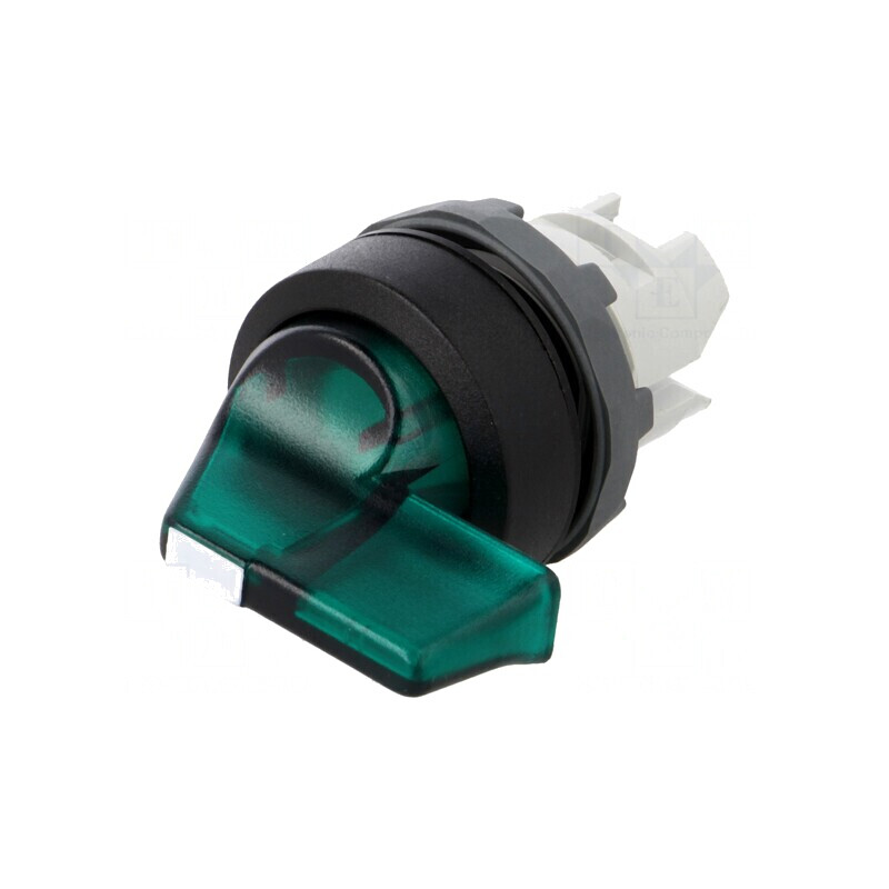 Comutator Rotativ 22mm Verde IP66 | Electronic-mag.ro | Componente Electronice