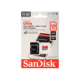 Card de memorie microSDXC 128GB Class 10 UHS-I 140MB/s
