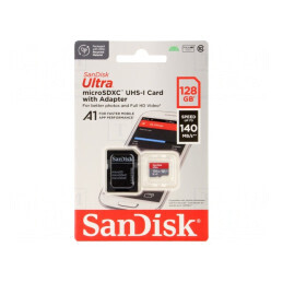 Card de memorie microSDXC 128GB Class 10 UHS-I 140MB/s | Electronic-mag.ro | Componente Electronice