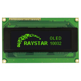 Afișaj OLED Grafic 100x32 Verde 98x60x10mm | Electronic-mag.ro | Componente Electronice