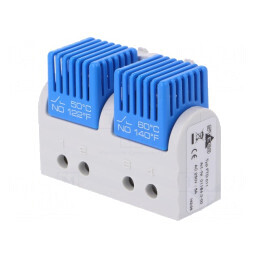 Termostat NO cu Sensori x2 5A 250VAC Cleme Șurub -40÷80°C | Electronic-mag.ro | Componente Electronice
