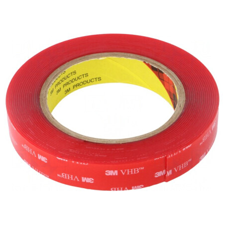 Bandă de Fixare Acrilică Transparentă 19mm x 5,5m 3M 4910 | Electronic-mag.ro | Componente Electronice