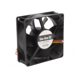 Ventilator axial DC 24V 92mm 150m3/h 44dBA cu bilă | Electronic-mag.ro | Componente Electronice