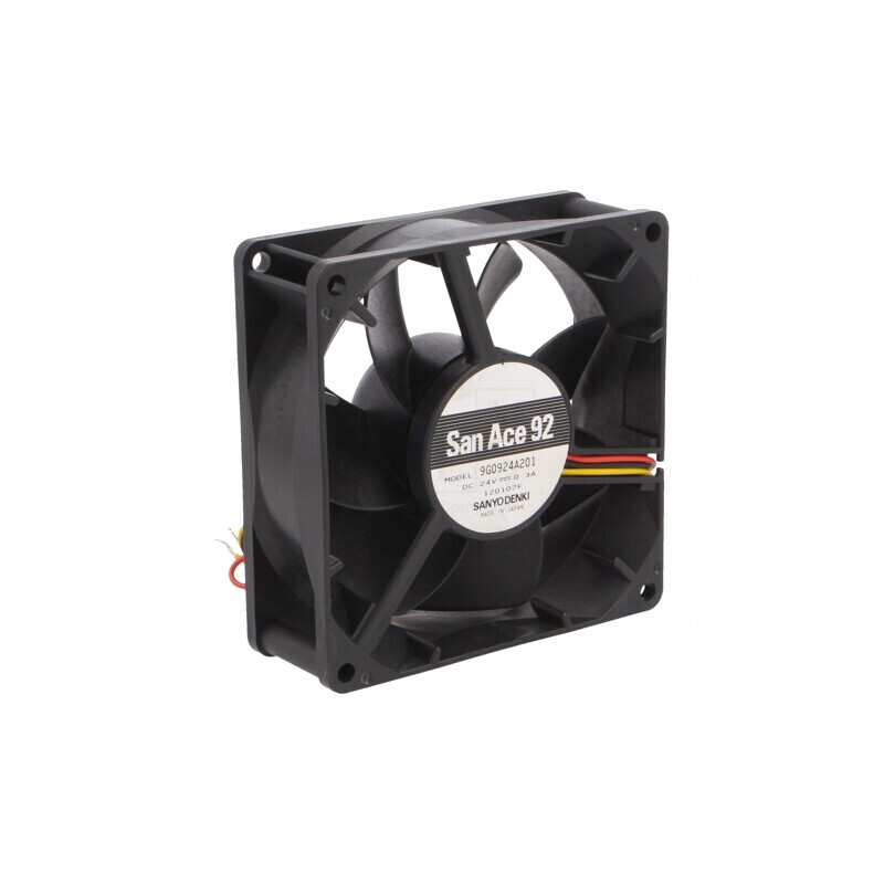Ventilator axial DC 24V 92mm 150m3/h 44dBA cu bilă | Electronic-mag.ro | Componente Electronice Ventilator axial DC 24V 92mm 150m3/h 44dBA cu bilă | Electronic-mag.ro | Componente Electronice