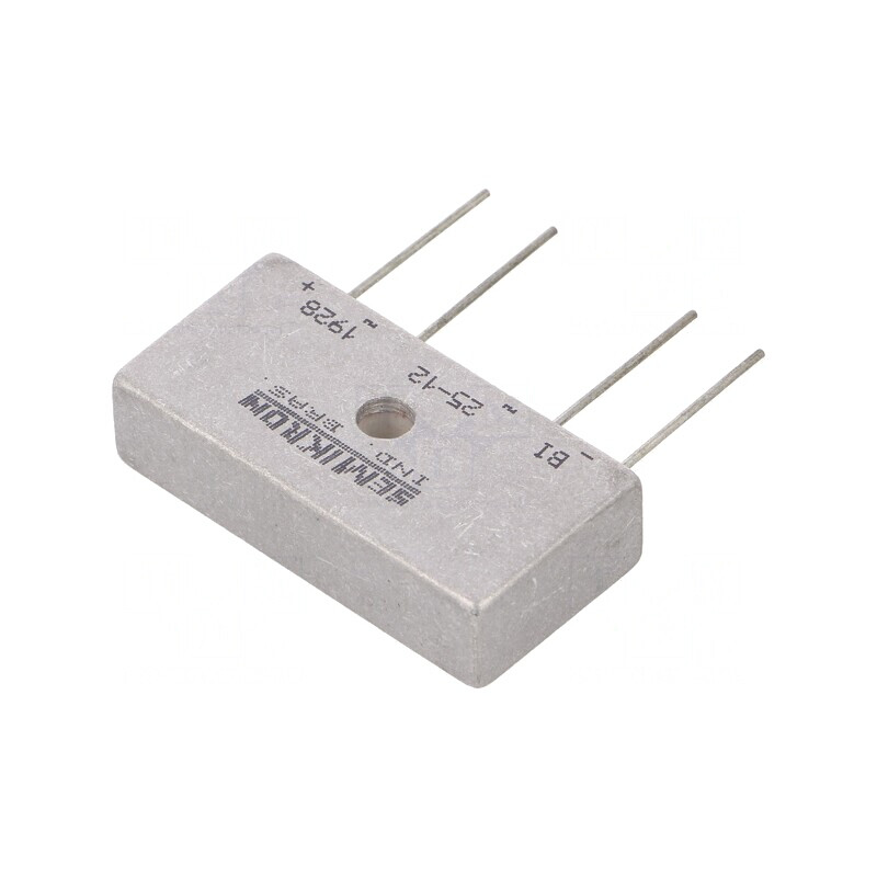 Punte Redresoare Monofazată 1.2kV 25A | Electronic-mag.ro | Componente Electronice