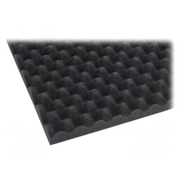 Burete Fonoabsorbant Autoadeziv Perforat 1000x500x30mm | Electronic-mag.ro | Componente Electronice