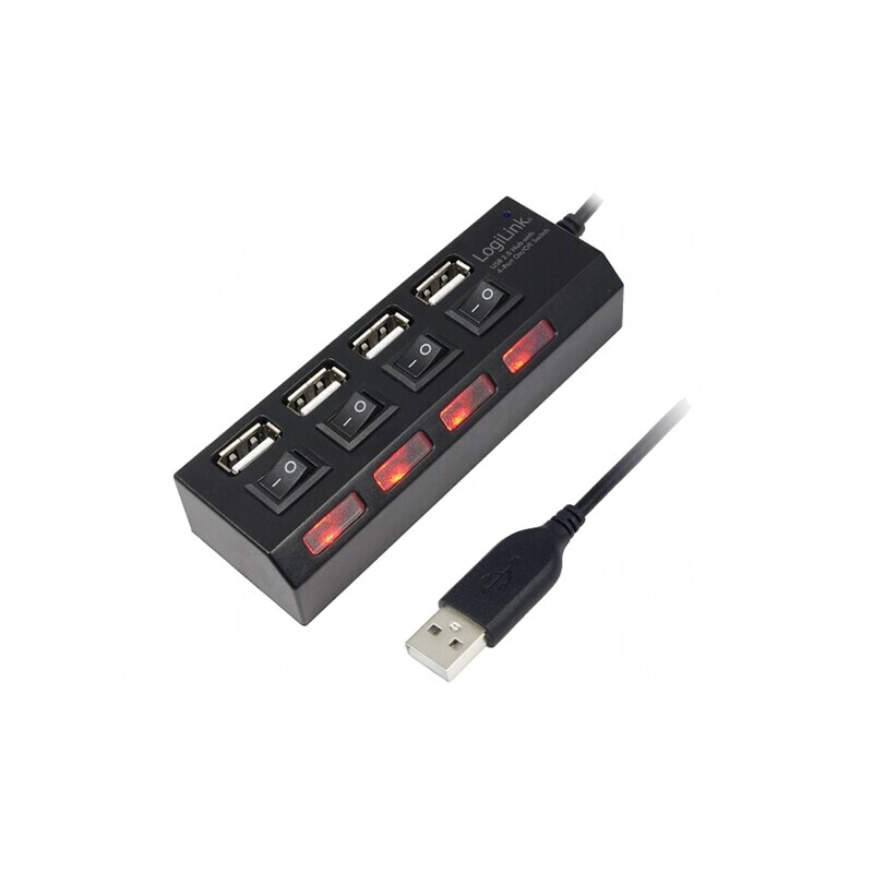 Hub USB 2.0 cu 4 Porturi 480Mbps | Electronic-mag.ro | Componente Electronice Hub USB 2.0 cu 4 Porturi 480Mbps | Electronic-mag.ro | Componente Electronice