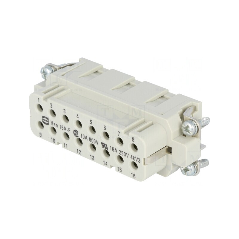 Conector HDC Mamă Han 16A 250V 16 PIN | Electronic-mag.ro | Componente Electronice Conector HDC Mamă Han 16A 250V 16 PIN | Electronic-mag.ro | Componente Electronice