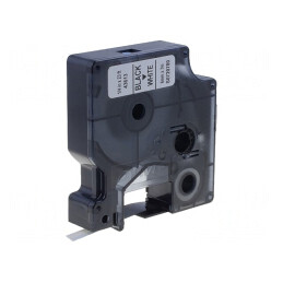 Bandă Albă 6mm x 7m, Caracter Negru | Electronic-mag.ro | Componente Electronice