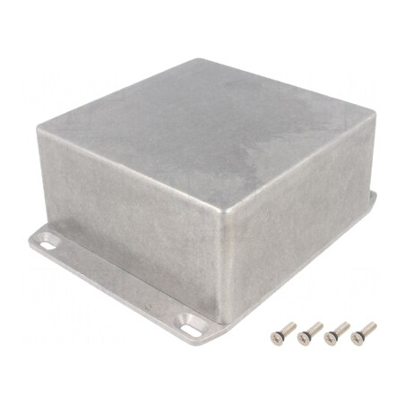 Carcasă Universală 120x120x58mm cu Lame de Fixare | Electronic-mag.ro | Componente Electronice