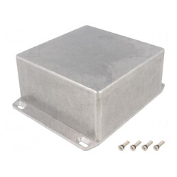 Carcasă Universală 120x120x58mm cu Lame de Fixare | Electronic-mag.ro | Componente Electronice