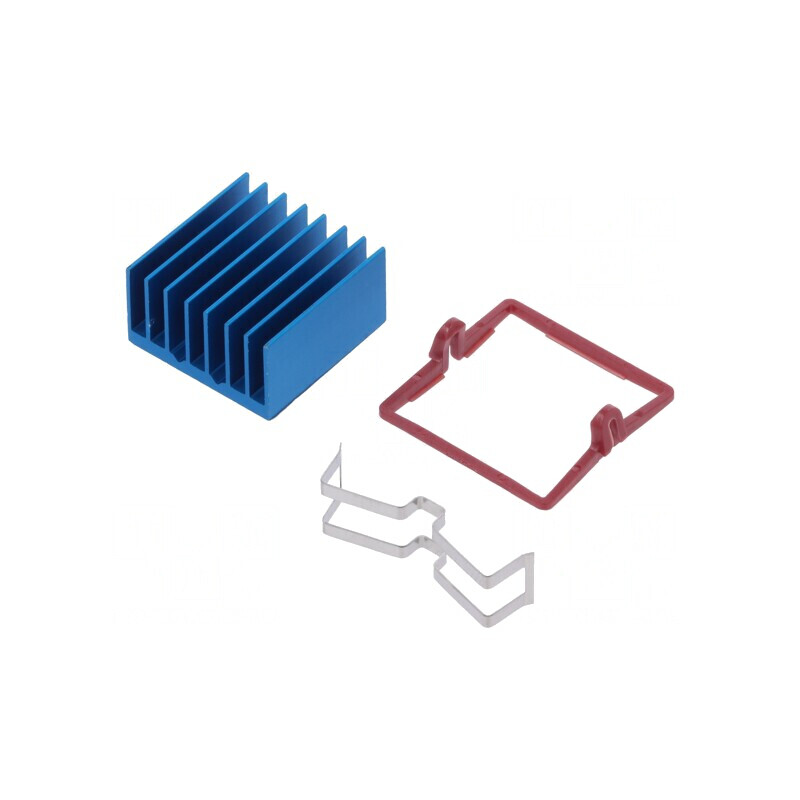 Radiator Extrudat cu Aripioare BGA Albastru 23mm x 23mm | Electronic-mag.ro | Componente Electronice Radiator Extrudat cu Aripioare BGA Albastru 23mm x 23mm | Electronic-mag.ro | Componente Electronice