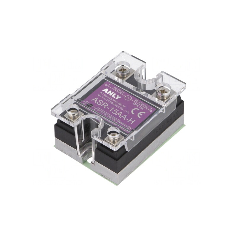 Releu Semiconductor 1-Fazat 15A 48-480VAC | Electronic-mag.ro | Componente Electronice