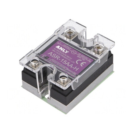 Releu Semiconductor 1-Fazat 15A 48-480VAC | Electronic-mag.ro | Componente Electronice