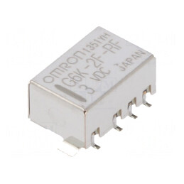 Releu Electromagnetic DPDT 3VDC 1A | Electronic-mag.ro | Componente Electronice