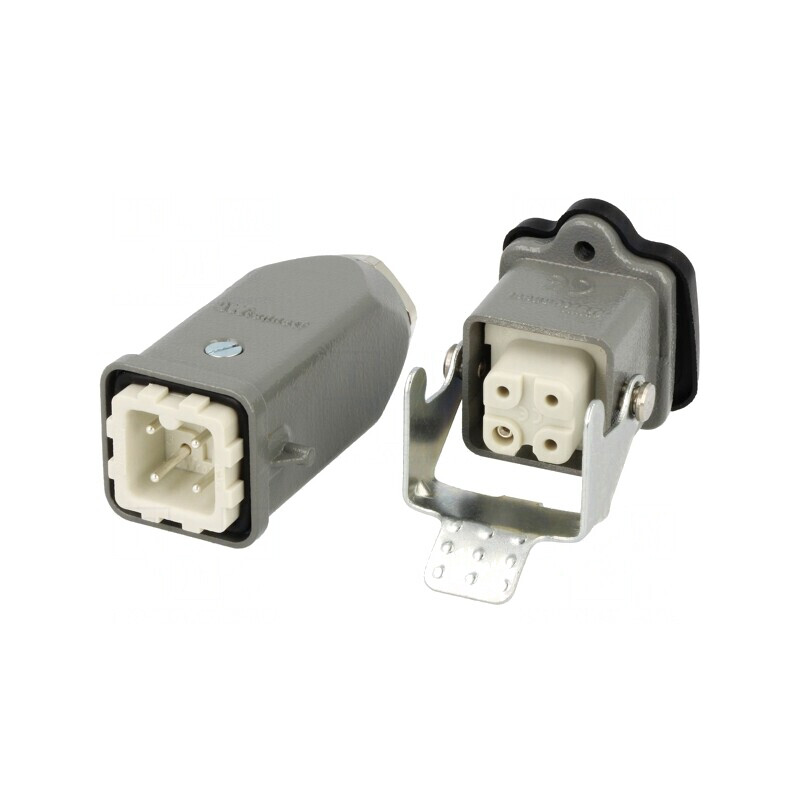 Conector HDC 4+3 PIN 3A Drept Tată Mamă | Electronic-mag.ro | Componente Electronice