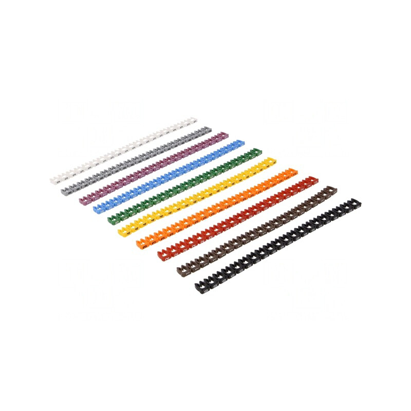 Markere de Marcaj Numerice 4-5mm Poliamidă | Electronic-mag.ro | Componente Electronice