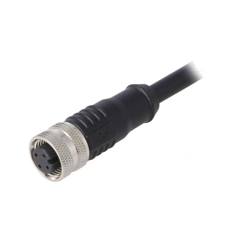 Mufă M12 3 PIN mamă IP67 250V 4A | Electronic-mag.ro | Componente Electronice
