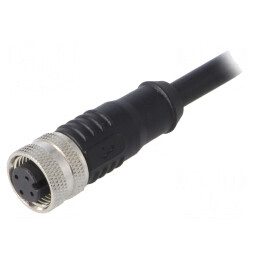 Mufă M12 3 PIN mamă IP67 250V 4A | Electronic-mag.ro | Componente Electronice