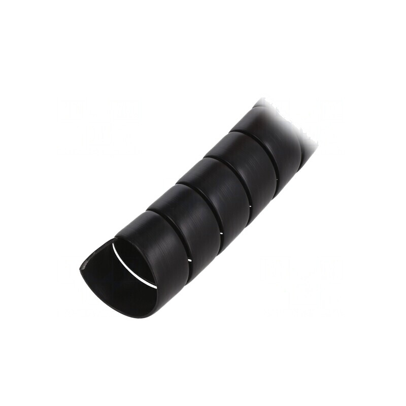 Înfășurare Spiralată 39mm Polipropilenă Neagră 1m | Electronic-mag.ro | Componente Electronice