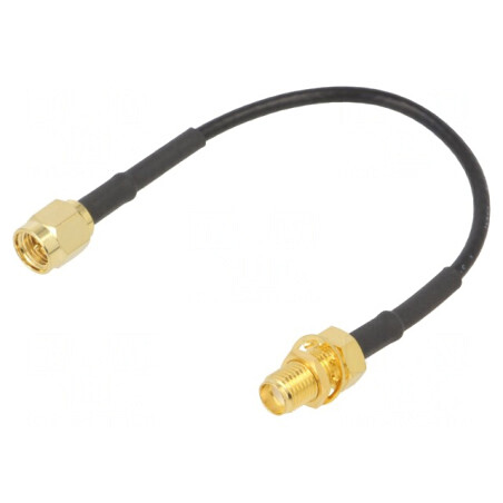 Cablu Concentric SMA RG174 0,153m Mamă-Tată | Electronic-mag.ro | Componente Electronice
