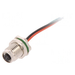 Conector M5 3 PIN IP67 60V 100mm 1A