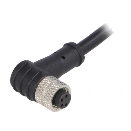 Conector M8 4-PIN Unghi Cablu 1m | Electronic-mag.ro | Componente Electronice