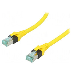 Patch Cord S/FTP Cat6 Cu Galben 1,5m | Electronic-mag.ro | Componente Electronice