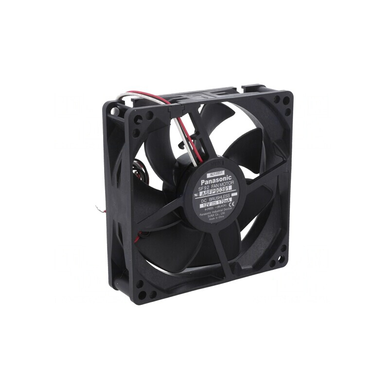 Ventilator DC axial 12V 92x92mm 76,8m3/h 29dBA cu bilă | Electronic-mag.ro | Componente Electronice