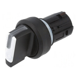 Comutator rotativ 22mm alb fără proeminent 2 poziții | Electronic-mag.ro | Componente Electronice