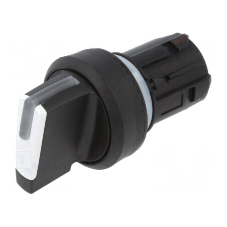 Comutator rotativ 22mm alb fără proeminent 2 poziții | Electronic-mag.ro | Componente Electronice