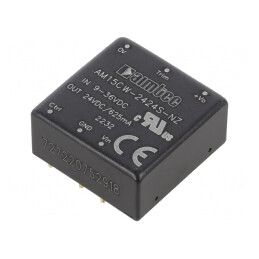 Convertor DC/DC 15W 24V 0.625A | Electronic-mag.ro | Componente Electronice