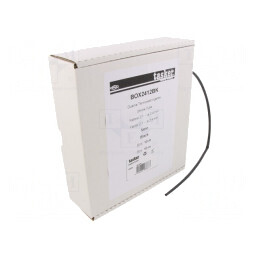 Manșon termocontractabil negru 2.4mm 10m | Electronic-mag.ro | Componente Electronice
