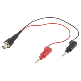 Cablu de măsurare 60VDC 30VAC 3A 0,25m Negru/Roșu | Electronic-mag.ro | Componente Electronice