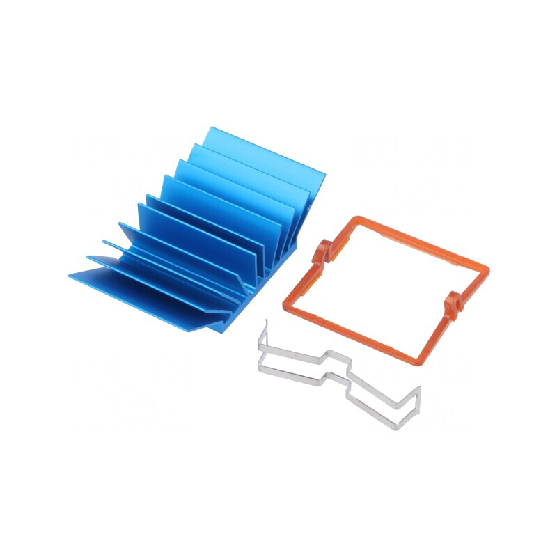 Radiator Extrudat BGA Albastru 30x30mm | Electronic-mag.ro | Componente Electronice Radiator Extrudat BGA Albastru 30x30mm | Electronic-mag.ro | Componente Electronice