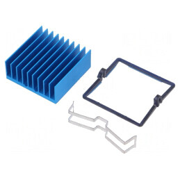 Radiator BGA Albastru 31x31mm | Electronic-mag.ro | Componente Electronice