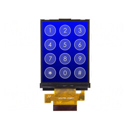 Afişaj TFT 2,8" 240x320 LED 50x69,2x2,7mm | Electronic-mag.ro | Componente Electronice