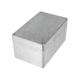Carcasă universală aluminiu 100x160x81mm naturală | Electronic-mag.ro | Componente Electronice