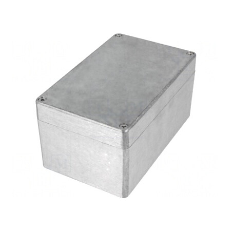 Carcasă universală aluminiu 100x160x81mm naturală | Electronic-mag.ro | Componente Electronice