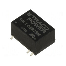 Convertor DC/DC 1W 5V la 12V/-12V TRI 1-0522SM | Electronic-mag.ro | Componente Electronice