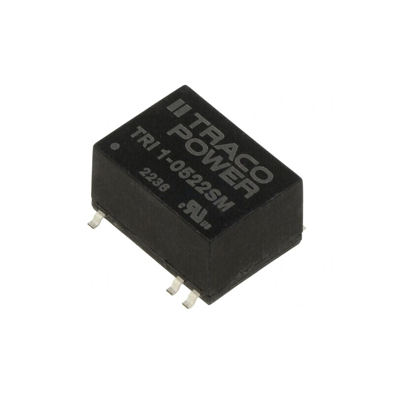 Convertor DC/DC 1W 5V la 12V/-12V TRI 1-0522SM | Electronic-mag.ro | Componente Electronice