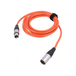 Cablu XLR 3m 3pin Masculin-Feminin | Electronic-mag.ro | Componente Electronice