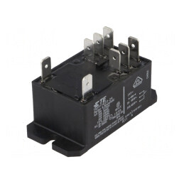 Releu Electromagnetic DPDT 24VDC 30A T92 | Electronic-mag.ro | Componente Electronice