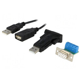 Convertor USB-RS485 | chipset FTDI/FT232RL | 0,8m | USB 2.0 | DA-70157