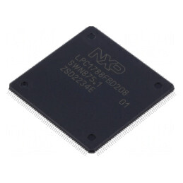 IC: microcontroler ARM | 16kBSRAM,512kBFLASH | LQFP208 | 2,4÷3,6VDC | LPC1788FBD208K