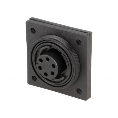 Conector circular soclu mamă 6 pini IP68 | Electronic-mag.ro | Componente Electronice
