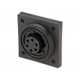 Conector circular soclu mamă 6 pini IP68 | Electronic-mag.ro | Componente Electronice