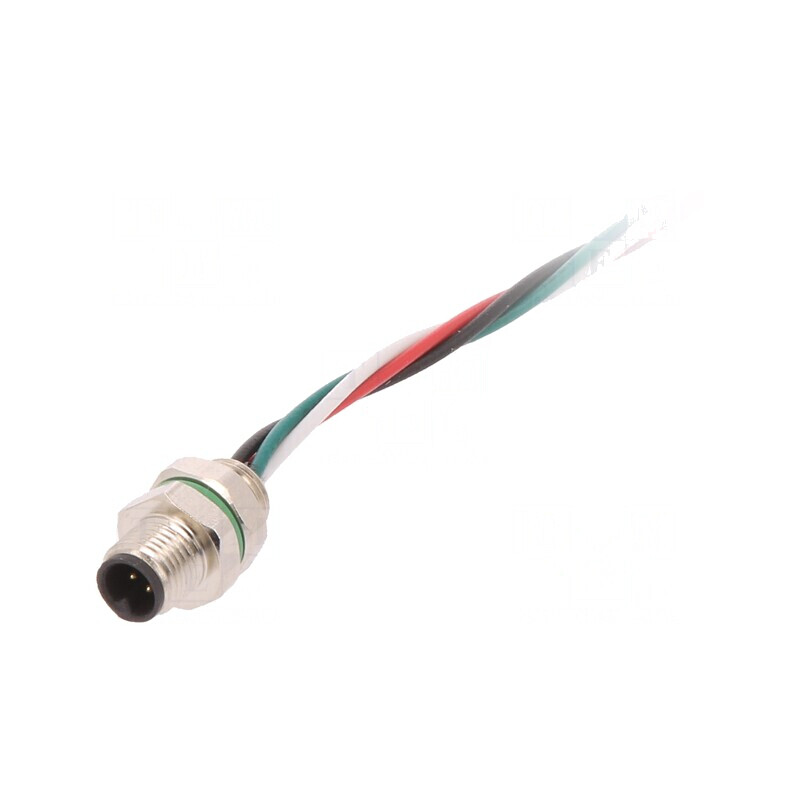 Conector M5 Tată 4PIN IP67 60V 100mm 1A | Electronic-mag.ro | Componente Electronice